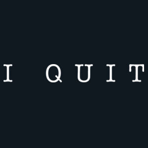The Quitty Titty staple tee Design
