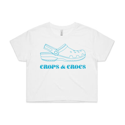 Crocs & Crocs crop tee Thumbnail