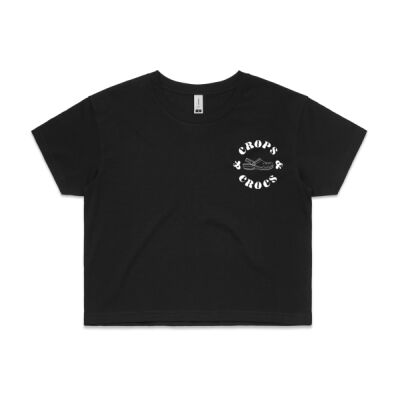 Crocs & Crops logo crop tee Thumbnail