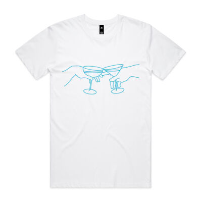 The Intoxication of Adam big print staple tee Thumbnail