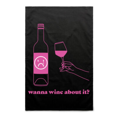 Wine Time Tea Towel Thumbnail